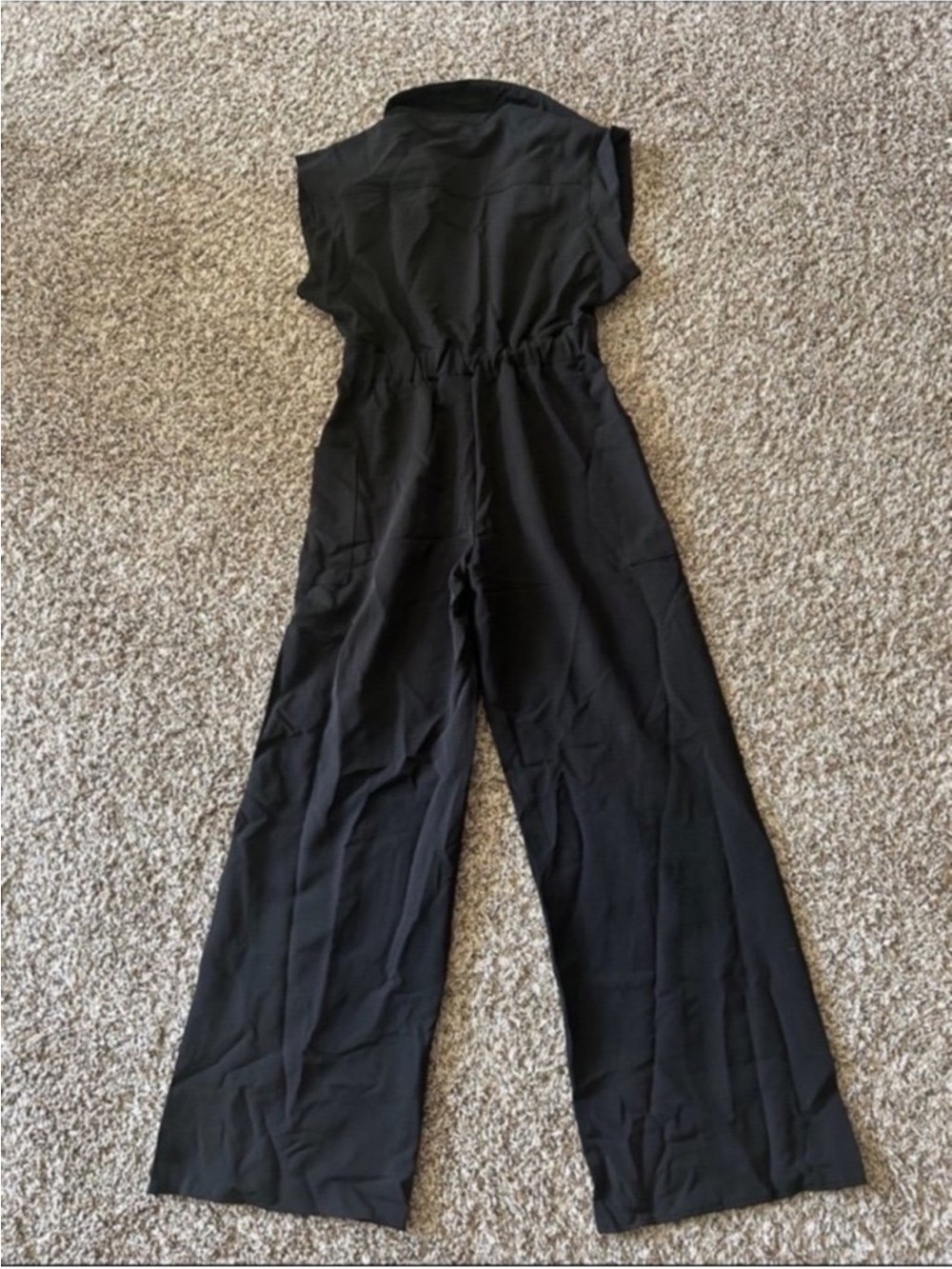 New York & Company Black Wide-Leg Jumpsuit - Picture 6 of 7